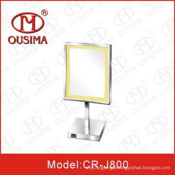 Square Standing Table Makeup LED Mirror